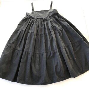 Christina Rohde Black Tiered Dress